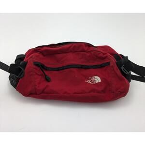 Vintage 90s The North Face Red Lumbar Hiking Outdoor Fanny Pack Waist Hip Bag
